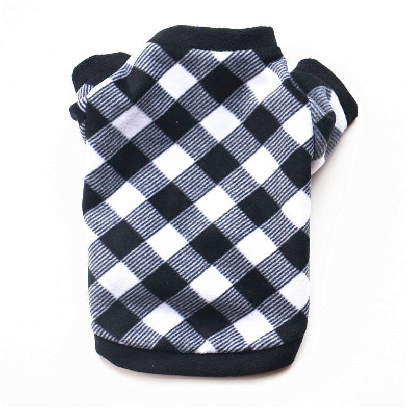 Puppy spring and autumn warm fleece